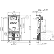 Kép 2/17 - ALCA AM121/1120 falsík alatti szerelési rendszer toaletthez bidé funkcióval