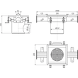 Kép 2/3 - ALCA ipari rozsdamentes réslefolyó folyamatos 250×250, AISI 304