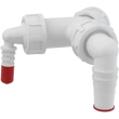 Kép 1/3 - ALCA dupla csonk G1"/8-23 szelepekkel