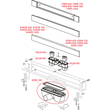 Kép 3/9 - ALCA APZ5 SPA-EDEN lefolyó rendszer a falba építéshez, zuhanyfolyóka megvilágítása piros