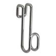 Kép 1/3 - AQUALINE króm Line fogas, akasztó zuhanykabinra, 8,5 cm, króm