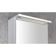 Kép 3/5 - AQUALINE Kawa Strip tükrösszekrény, LED világítással, 50×70×22 cm, fehér