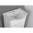 Kép 4/6 - AQUALINE Keramia Fresh mosdótartó szekrény, 60,5×74×34 cm, fehér