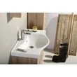 Kép 4/6 - AQUALINE Keramia Fresh mosdótartó szekrény, 74,5×74×34,5 cm, platina tölgy
