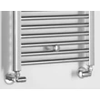 Kép 2/5 - AQUALINE Alya fürdőszobai radiátor, 450×803 mm, króm