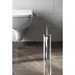 Kép 3/3 - AQUALINE Simple Line WC-kefe, átm.: 100×75 mm, fényes inox