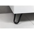 Kép 3/5 - AQUALINE bútorláb, 103 mm, matt fekete
