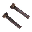 Kép 1/2 - AQUALINE flexibilis bekötőcső, BB 1/2"×1/2", 40 cm, bronz