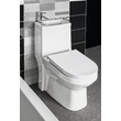 Kép 3/8 - AQUALINE Hygie monoblokkos WC, alsó/hátsó kifolyású, WC-ülőke nélkül, mosdóval