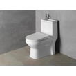 Kép 4/8 - AQUALINE Hygie monoblokkos WC, alsó/hátsó kifolyású, WC-ülőke nélkül, mosdóval