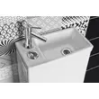 Kép 6/8 - AQUALINE Hygie monoblokkos WC, alsó/hátsó kifolyású, WC-ülőke nélkül, mosdóval