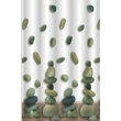 Kép 1/2 - AQUALINE zuhanyfüggöny, 180×200 cm, kövek
