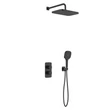 Kép 1/2 - KFA ARMATURA Malaga termosztátos süllyesztett zuhanyrendszer szett, fekete