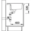 Kép 5/6 - BLANCO Dalago 8 gránit mosogató lefolyó-távműködtetővel