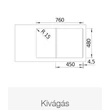 Kép 5/7 - BLANCO Adira 45 S silgránit mosogató