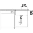 Kép 5/5 - BLANCO Etagon 500-U gránit mosogató lefolyó-távműködtető nélkül