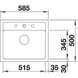 Kép 4/6 - BLANCO Legra 6 gránit mosogató lefolyó-távműködtető nélkül