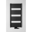 Kép 3/6 - BRUCKNER Grunt fürdőszobai radiátor, középső bekötés, 500×1050 mm, matt fekete