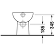 Kép 4/4 - DURAVIT D-Code álló WC, mélyöblítésű, hátsó kifolyású