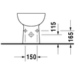 Kép 4/4 - DURAVIT D-Code álló bidé
