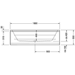 Kép 5/5 - DURAVIT D-Code akril egyenes kád