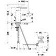 Kép 3/3 - DURAVIT B.2 egykaros keverőcsaptelep, S