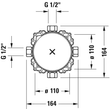 Kép 3/3 - DURAVIT Bluebox® 1/2" alaptest