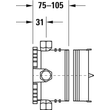 Kép 2/3 - DURAVIT Bluebox® 1/2" alaptest