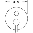 Kép 3/4 - DURAVIT C.1 egykaros kádcsaptelep, falsík alatti