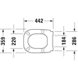 Kép 8/10 - DURAVIT D-Code WC ülőke, Soft Close