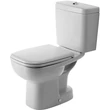 Kép 1/5 - DURAVIT D-Code álló WC kombináció, mélyöblítésű, alsó kifolyású