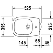 Kép 2/4 - DURAVIT D-Code álló bidé