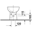 Kép 4/4 - DURAVIT D-Code álló bidé