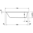 Kép 4/5 - DURAVIT D-Code akril egyenes kád