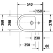 Kép 6/8 - DURAVIT D-Neo fali bidé
