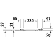 Kép 5/5 - DURAVIT DuraStyle Basic WC ülőke, Soft Close