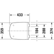 Kép 2/5 - DURAVIT DuraStyle WC ülőke