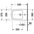 Kép 3/5 - DURAVIT DuraStyle fali bidé