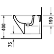 Kép 3/4 - DURAVIT DuraStyle fali bidé Compact