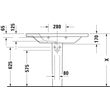 Kép 13/13 - DURAVIT DuraStyle bútorral aláépíthető mosdó, 100×48 cm