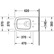 Kép 2/4 - DURAVIT DuraStyle fali WC, mélyöblítésű, HygieneGlaze