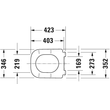 Kép 3/5 - DURAVIT Happy D.2 WC ülőke, Soft Close