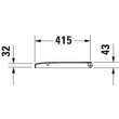 Kép 4/5 - DURAVIT Happy D.2 WC ülőke, Soft Close