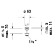 Kép 2/2 - DURAVIT Push-open szelep