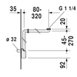 Kép 2/3 - DURAVIT helytakarékos szifon