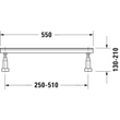 Kép 3/3 - DURAVIT tartóláb