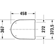 Kép 2/5 - DURAVIT ME by Starck WC ülőke, Soft Close