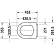 Kép 3/5 - DURAVIT ME by Starck WC ülőke, Soft Close