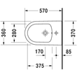 Kép 2/4 - DURAVIT ME by Starck fali bidé