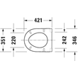 Kép 8/10 - DURAVIT Starck 3 WC-ülőke, Soft Close